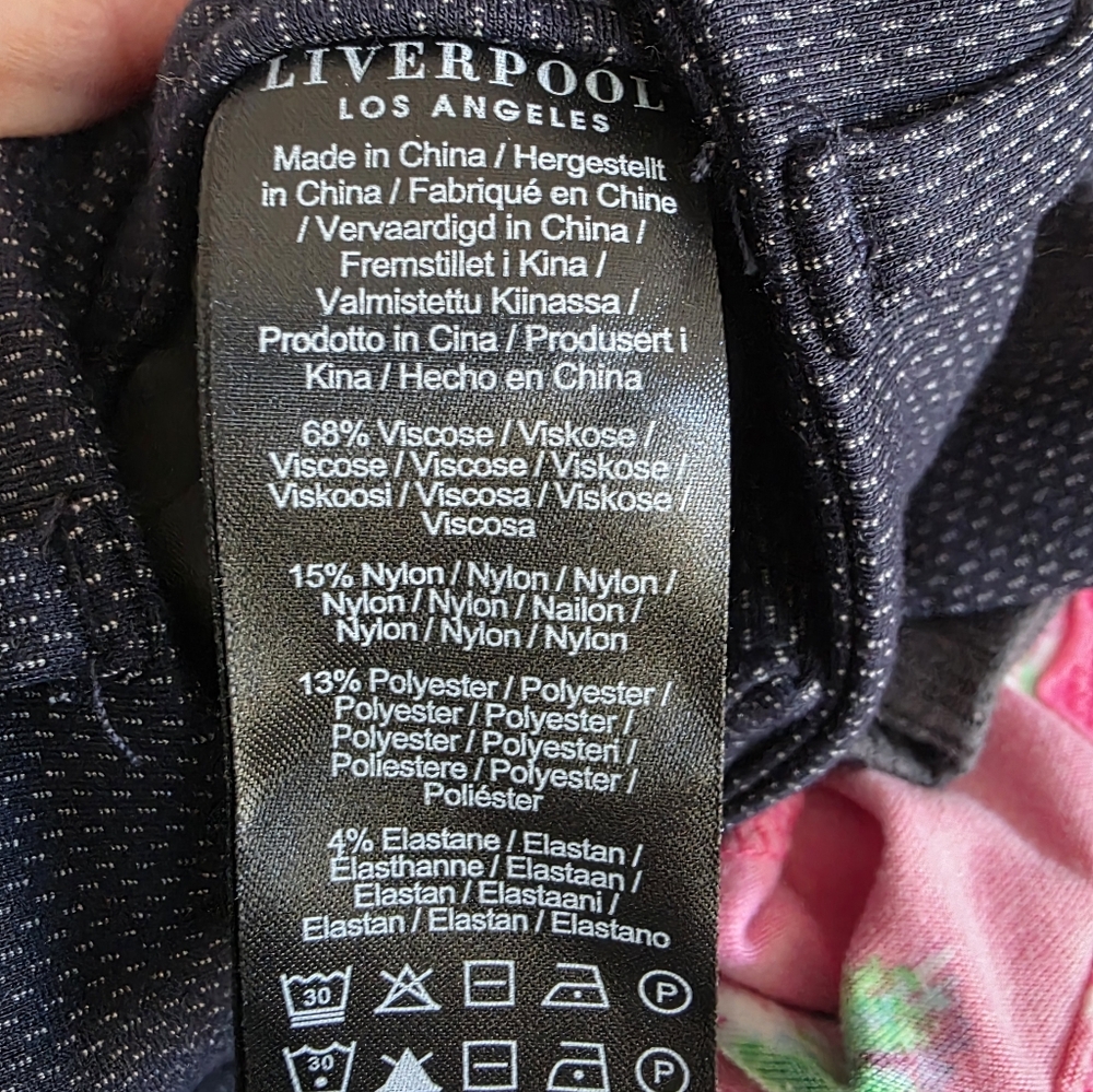 Liverpool Womens Navy Dress Pants - NWOT.  Never Worn - Picture 8 of 9